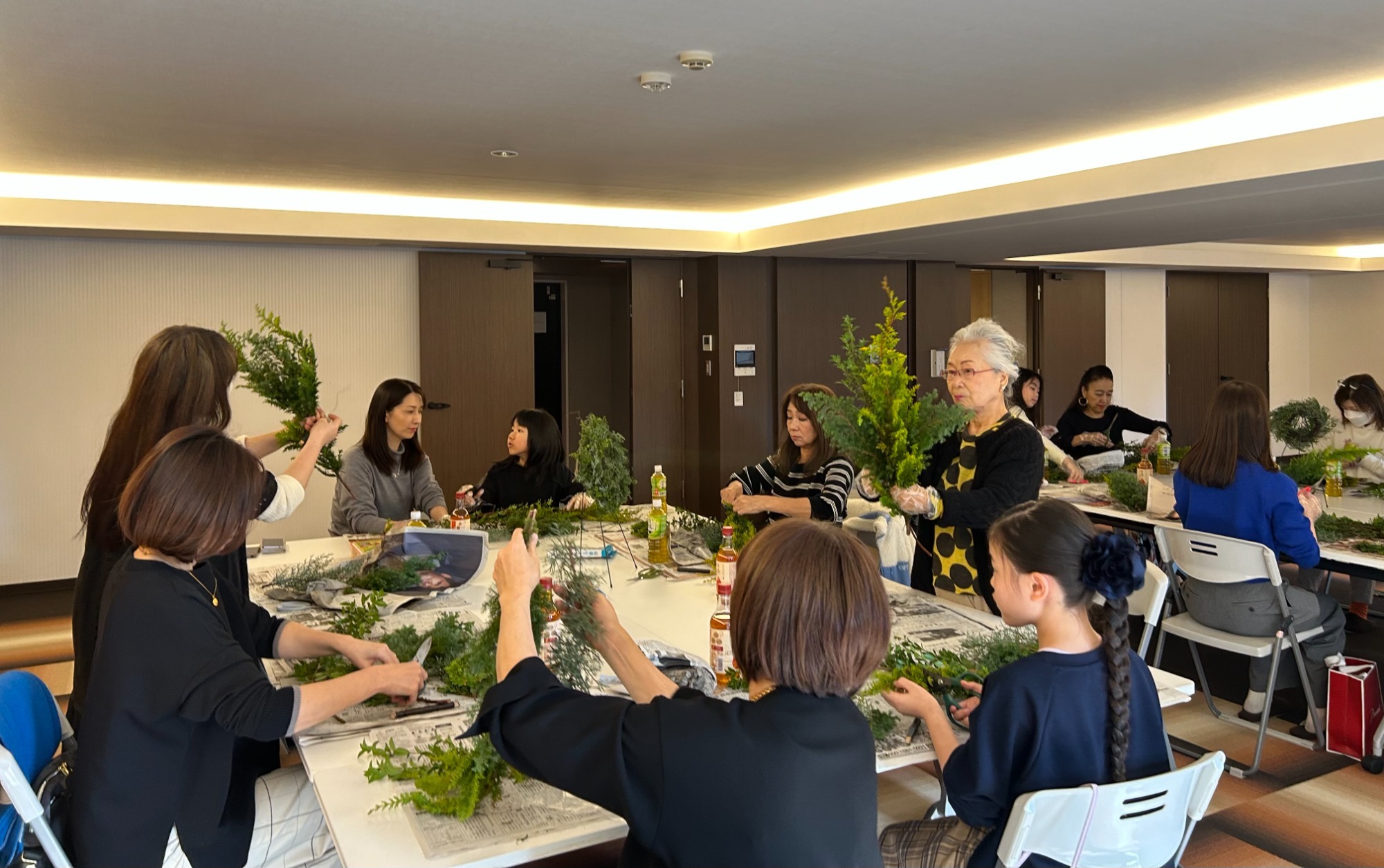 クリスマスリースワークショップ